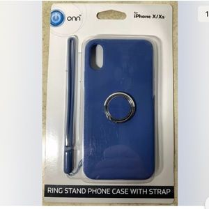 💜Onn iPhone X/XS Ring Stand PhoneCase W/Strap